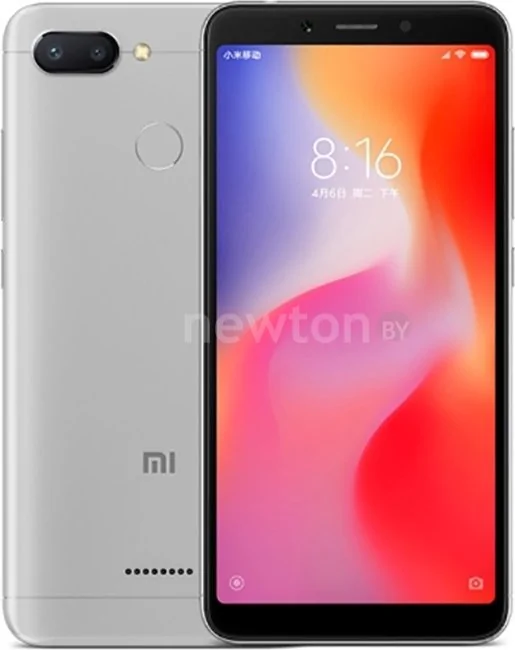 Телефон Xiaomi Redmi 6 3GB/32GB международная версия (серый)