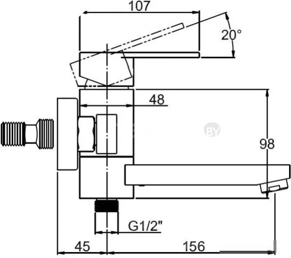 Смеситель Kaiser Sonat 34022L-4 (белый)