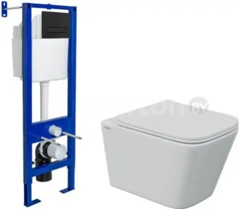 Унитаз подвесной Berges Wasserhaus Floe S Atom Line 043345