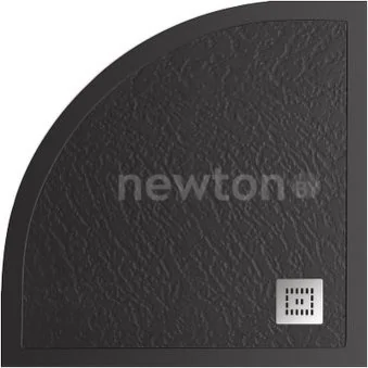 Душевой поддон BelBagno TRAY-MR-UNO-R-90-550-35-NERO-CR 90x90