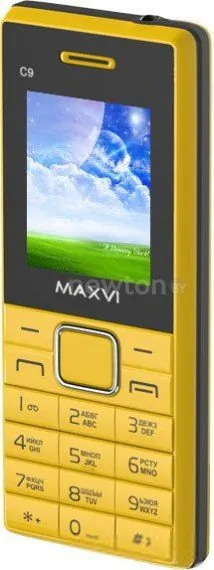 Телефон Maxvi C9 Yellow