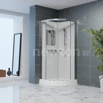 Душевая кабина RGW AN-208 381320800-12 100x100 (хром-матовый/прозрачное стекло)