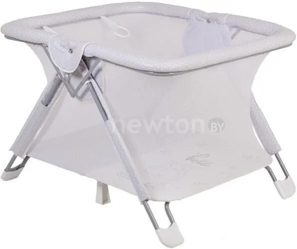 Игровой манеж Polini Kids Comfort Бегемотик (серый)
