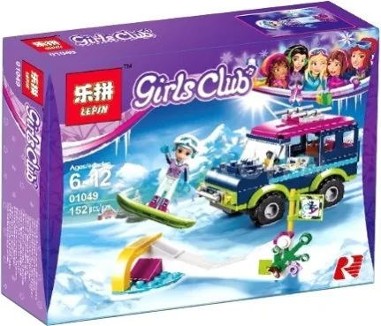 Конструктор Lepin 01049 Горнолыжный курорт: внедорожник