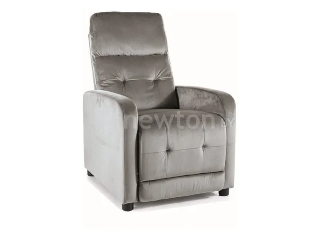 Кресло-качалка Signal Otus Velvet Bluvel 14 раскладное (серый)