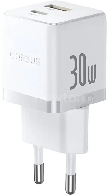 Сетевое зарядное Baseus Palm Fast Charger C+U 30W EU P1011160A213-01 (белый)