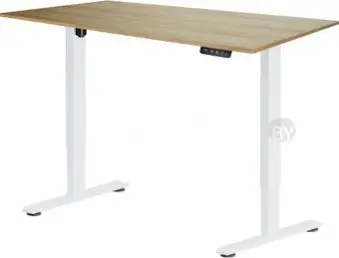 Стол с регулировкой высоты ErgoSmart Electric Desk Prime 1380х800х18 мм (дуб натуральный/белый)