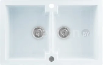 Кухонная мойка Kernau KGS A 80 2B Pure White
