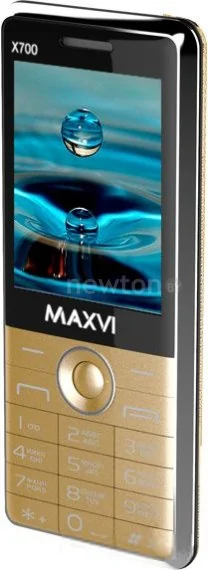 Телефон Maxvi X700 (золотистый)