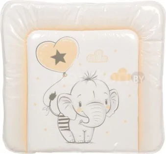 Пеленальная доска Polini Kids Слоник 77x72 0002347-6 (макиато)
