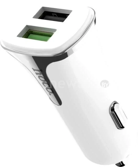 Автомобильное зарядное Hoco Z31 Quick Charge 3.0 (белый)
