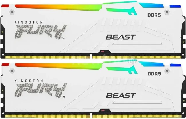 Оперативная память Kingston FURY Beast RGB 2x32ГБ DDR5 5200 МГц KF552C36BWEAK2-64