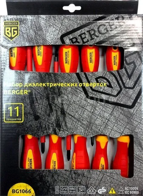 Набор отверток Berger BG1066 (11 предметов)