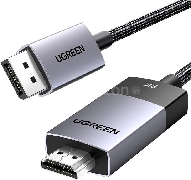 Кабель Ugreen DP115 80397 DisplayPort - HDMI (2 м, черный)