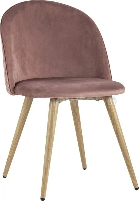 Стул Stool Group Лион велюр c ромбами (розовый)