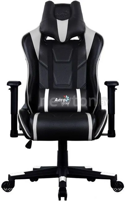 Кресло AeroCool AC220 AIR (черный/белый)