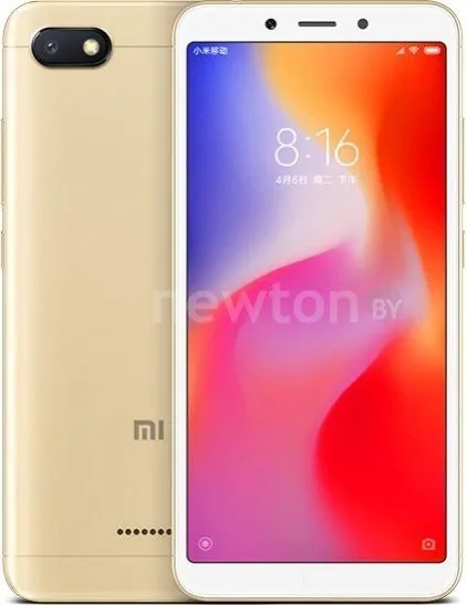 Телефон Xiaomi Redmi 6A 2GB/32GB международная версия (золотистый)