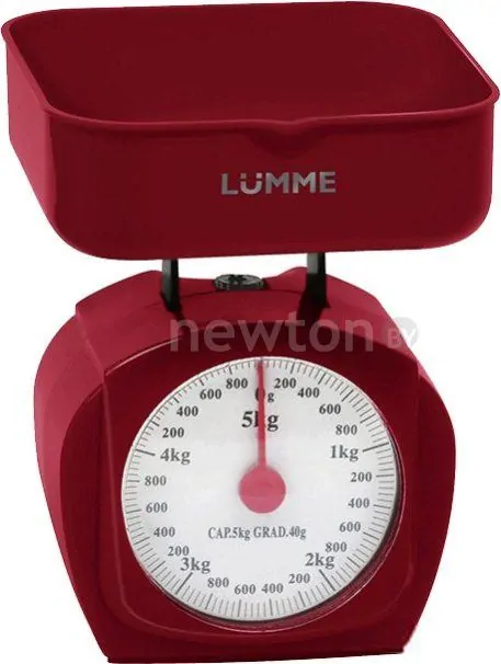 Кухонные весы Lumme LU-1302 (красный гранат)