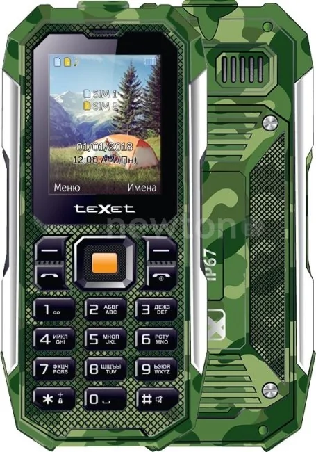 Телефон TeXet TM-518R (зеленый)