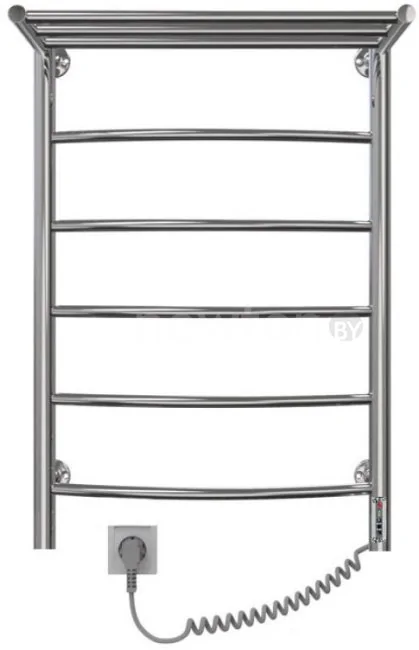 Полотенцесушитель Granula Классик 50x80 D32 с полкой (левый, терморегулятор с таймер)