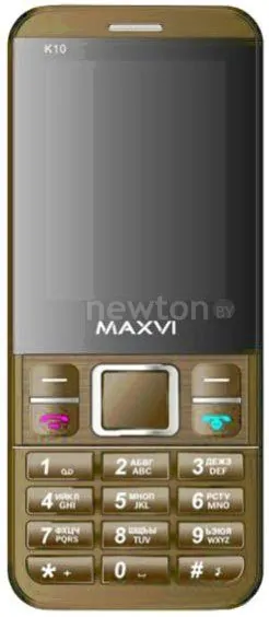 Телефон Maxvi K10 (золотистый)