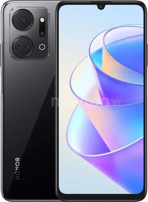 Телефон HONOR X7a Plus 6GB/128GB международная версия (полночный черный)
