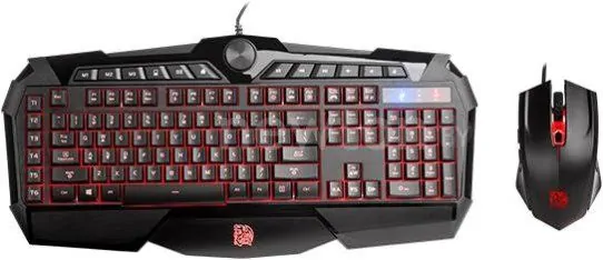 Мышь + клавиатура Thermaltake Challenger Prime RGB Combo [KB-CPC-MBBRRU-01]