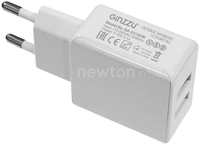 Зарядное устройство Ginzzu GA-3313UW