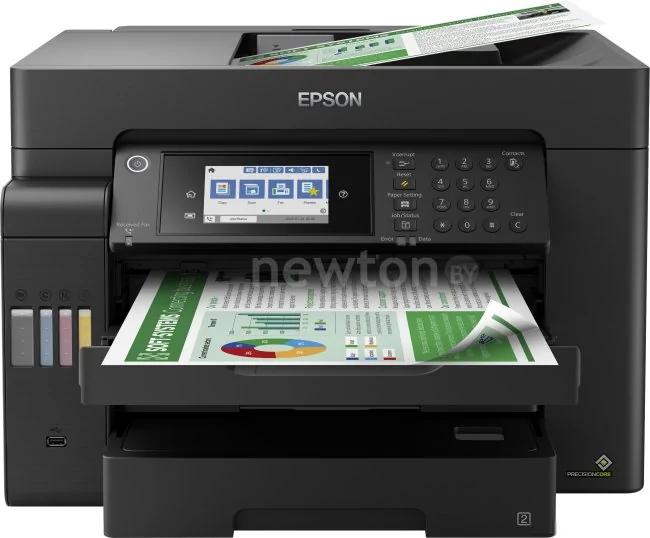 МФУ Epson L15150 (ресурс стартовых контейнеров 6500/5200, контейнер 112)