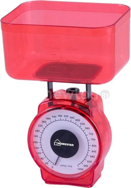 Кухонные весы HomeStar HS-3004M (красный)