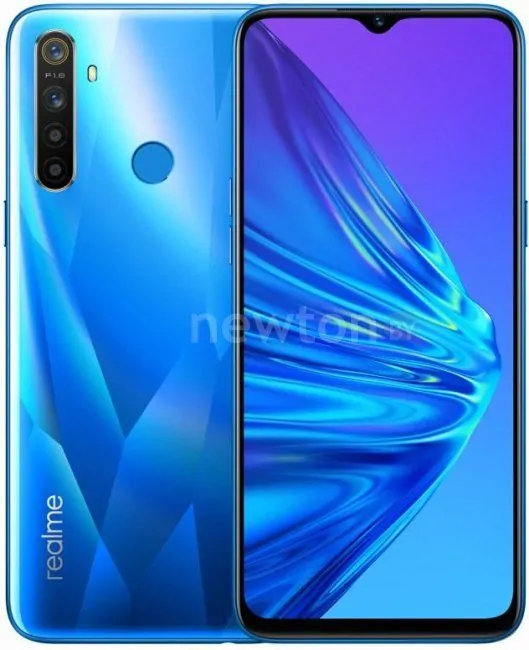 Телефон Realme 5 RMX1911 3GB/64GB международная версия (синий кристалл)
