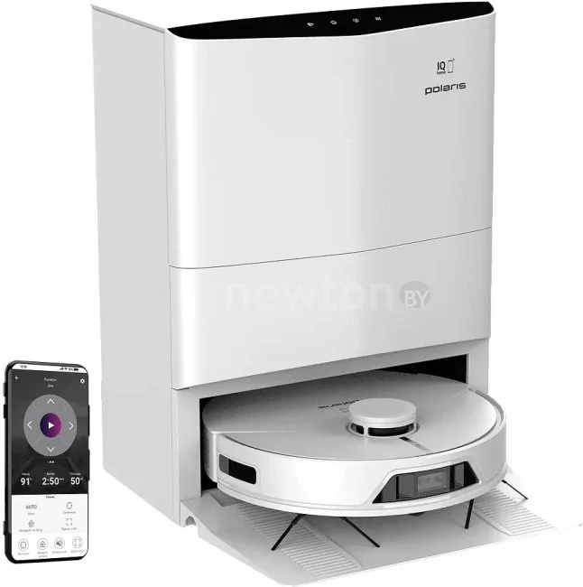 Робот-пылесос Polaris PVCRAC 7750 WIFI IQ Home (белый)