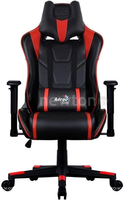 Кресло AeroCool AC220 AIR (черный/красный)