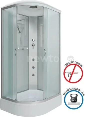 Душевая кабина Niagara NG-33084-14RG 100x80 (матовое стекло)