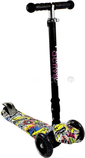 Самокат Triumf Active SKL-07CLP Maxi Flash Plus Print (Rocket)
