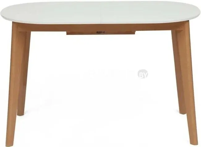 Кухонный стол TetChair Bosco раскладной (белый/натуральный бук)