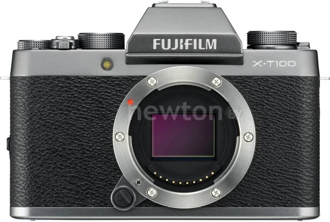 Беззеркальный фотоаппарат Fujifilm X-T100 Body (темно-серебристый)