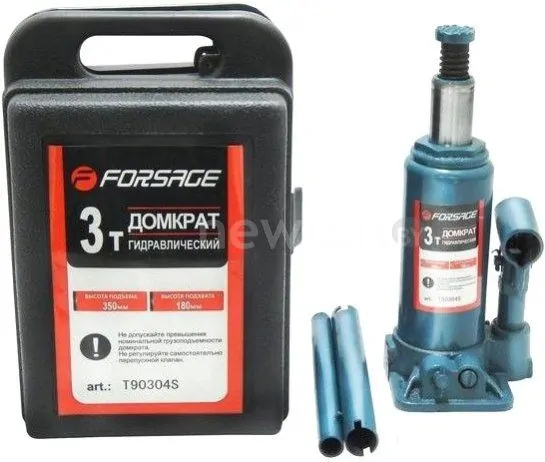 Бутылочный домкрат FORSAGE F-T90304S 3т