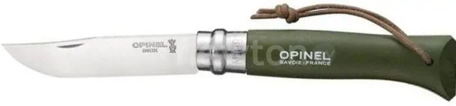 Складной нож Opinel N°8 Khaki с темляком