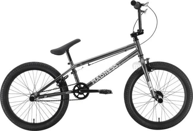 Велосипед Stark Madness BMX 1 2022 (серый/серебристый)
