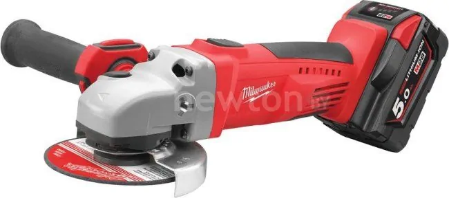 Угловая шлифмашина Milwaukee HD28 AG125-502X 4933448541 (с 2-мя АКБ, кейс)