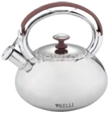 Чайник со свистком KELLI KL-4318 (коричневый)