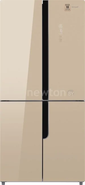 Четырёхдверный холодильник Weissgauff WCD 470 BeG NoFrost Inverter