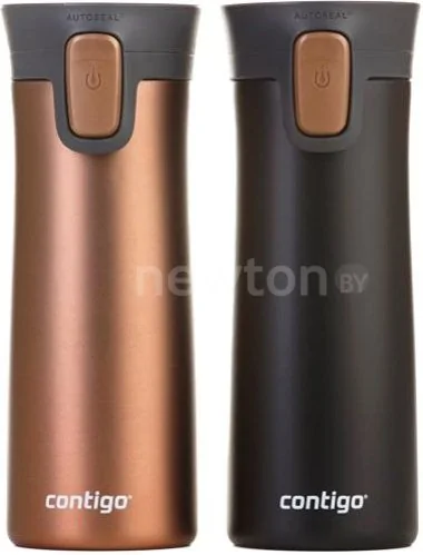 Комплект термосов Contigo Pinnacle 2-pack (черный/золотистый)