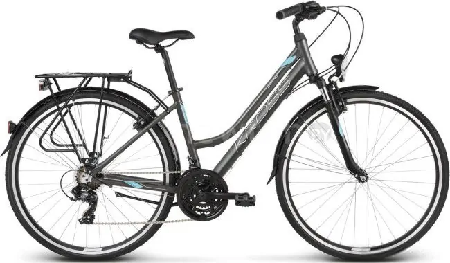 Велосипед Kross Trans 1.0 lady (графит, 2019)