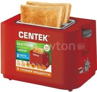 Тостер CENTEK CT-1425 (красный)