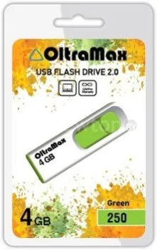 USB Flash Oltramax 250 4GB (зеленый) [OM-4GB-250-Green]