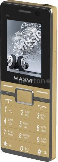 Телефон Maxvi P11 Gold