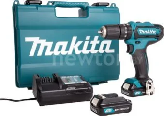 Ударная дрель-шуруповерт Makita HP332DWAE (с 2-мя АКБ, кейс)