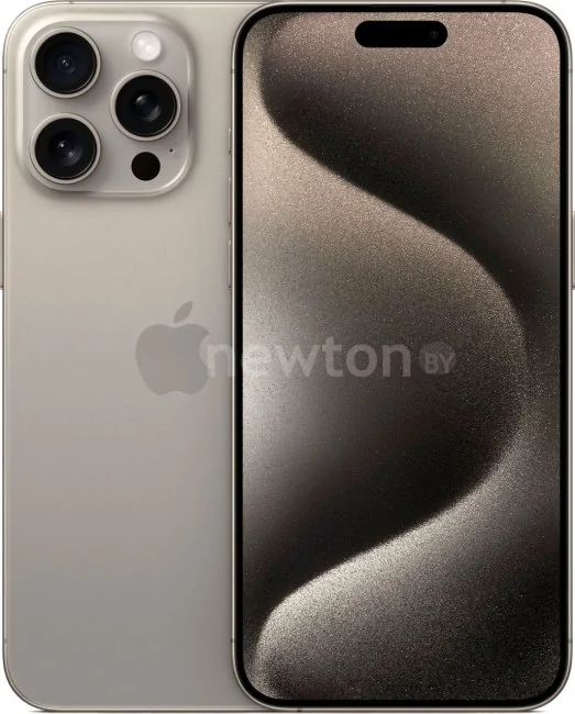Телефон Apple iPhone 15 Pro Max eSIM 512GB (природный титан)